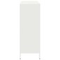 vidaXL Ντουλάπι Λευκό 101,5x39x103,5 εκ. από Χάλυβα
