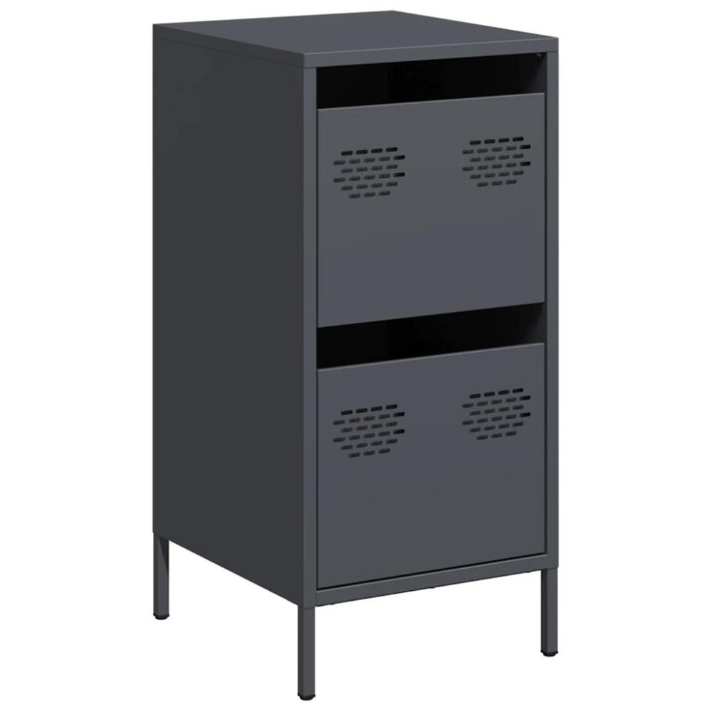 vidaXL Ντουλάπι Ανθρακί 35x39x73,5 εκ. από Χάλυβα Ψυχρής Έλασης