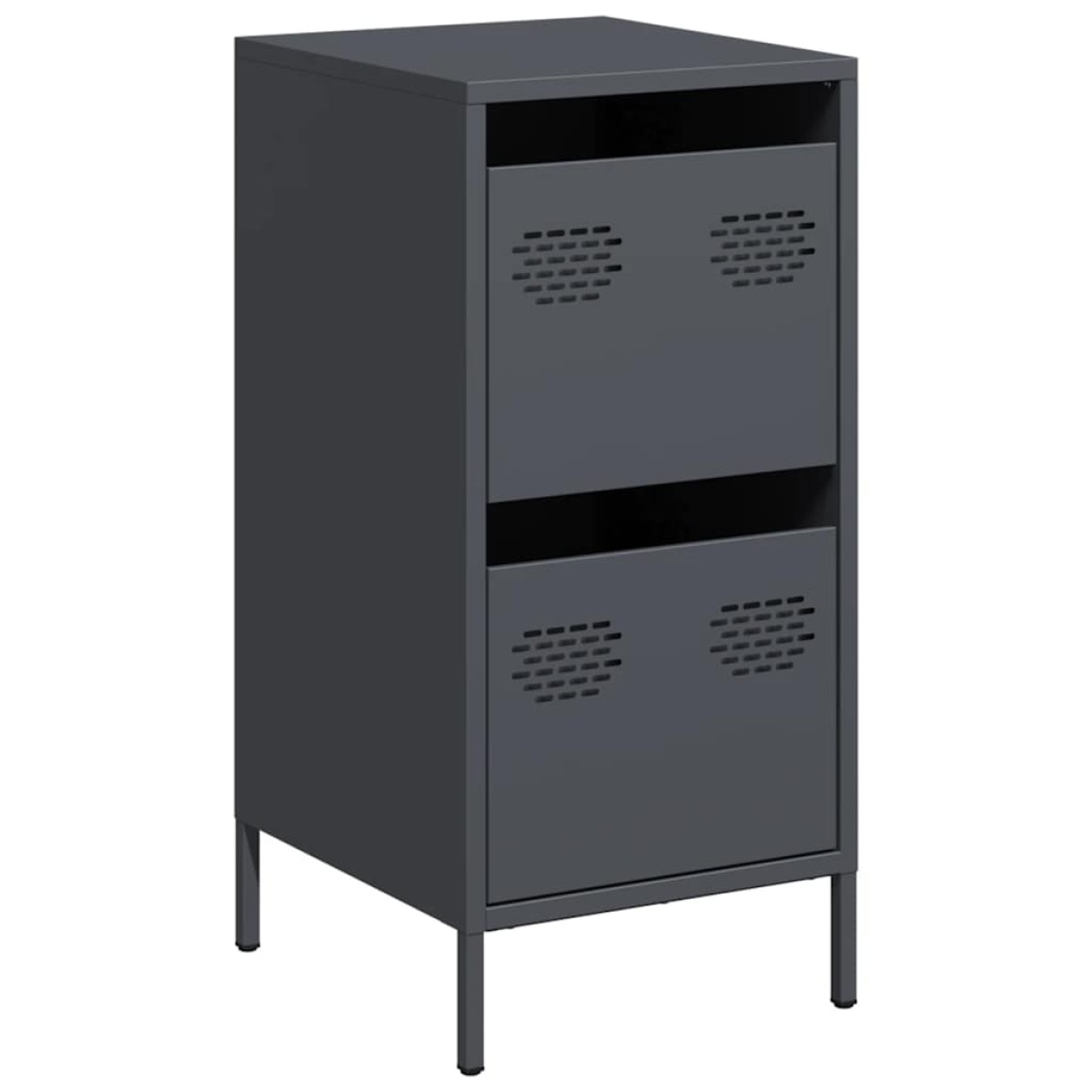 vidaXL Ντουλάπι Ανθρακί 35x39x73,5 εκ. από Χάλυβα Ψυχρής Έλασης