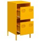 vidaXL Ντουλάπι Μουσταρδί 35x39x73,5 εκ. από Χάλυβα Ψυχρής Έλασης
