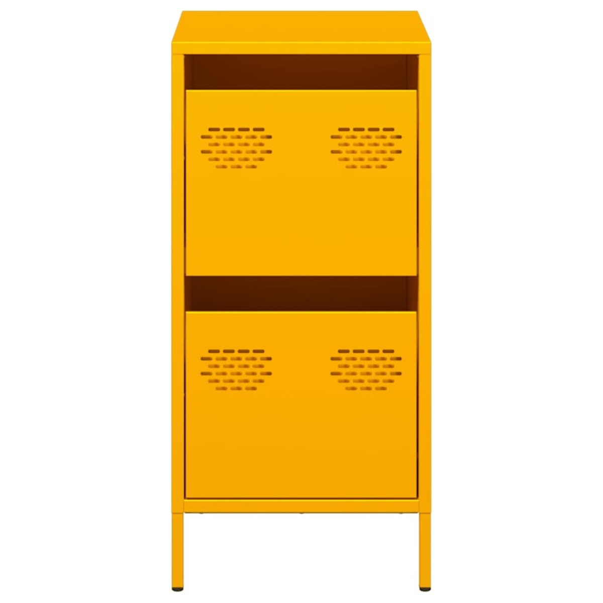 vidaXL Ντουλάπι Μουσταρδί 35x39x73,5 εκ. από Χάλυβα Ψυχρής Έλασης