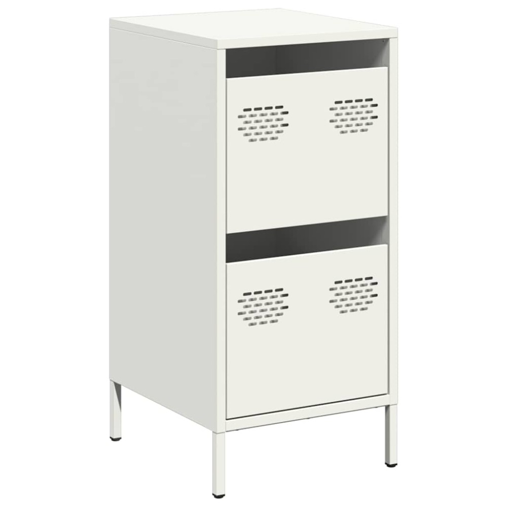 vidaXL Ντουλάπι Λευκό 35x39x73,5 εκ. από Χάλυβα Ψυχρής Έλασης