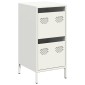 vidaXL Ντουλάπι Λευκό 35x39x73,5 εκ. από Χάλυβα Ψυχρής Έλασης