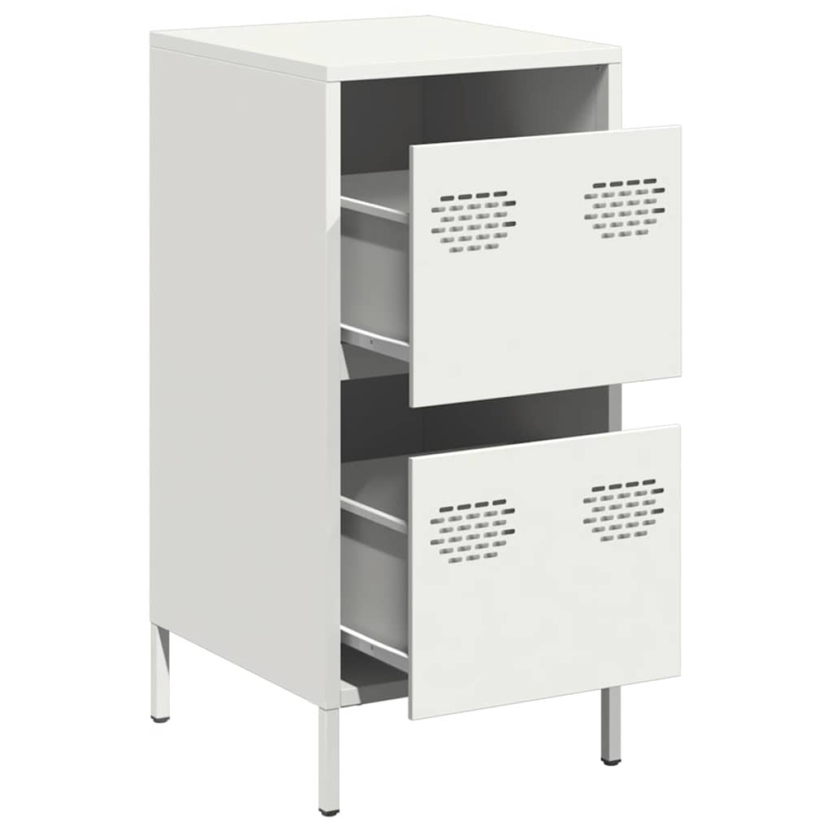 vidaXL Ντουλάπι Λευκό 35x39x73,5 εκ. από Χάλυβα Ψυχρής Έλασης