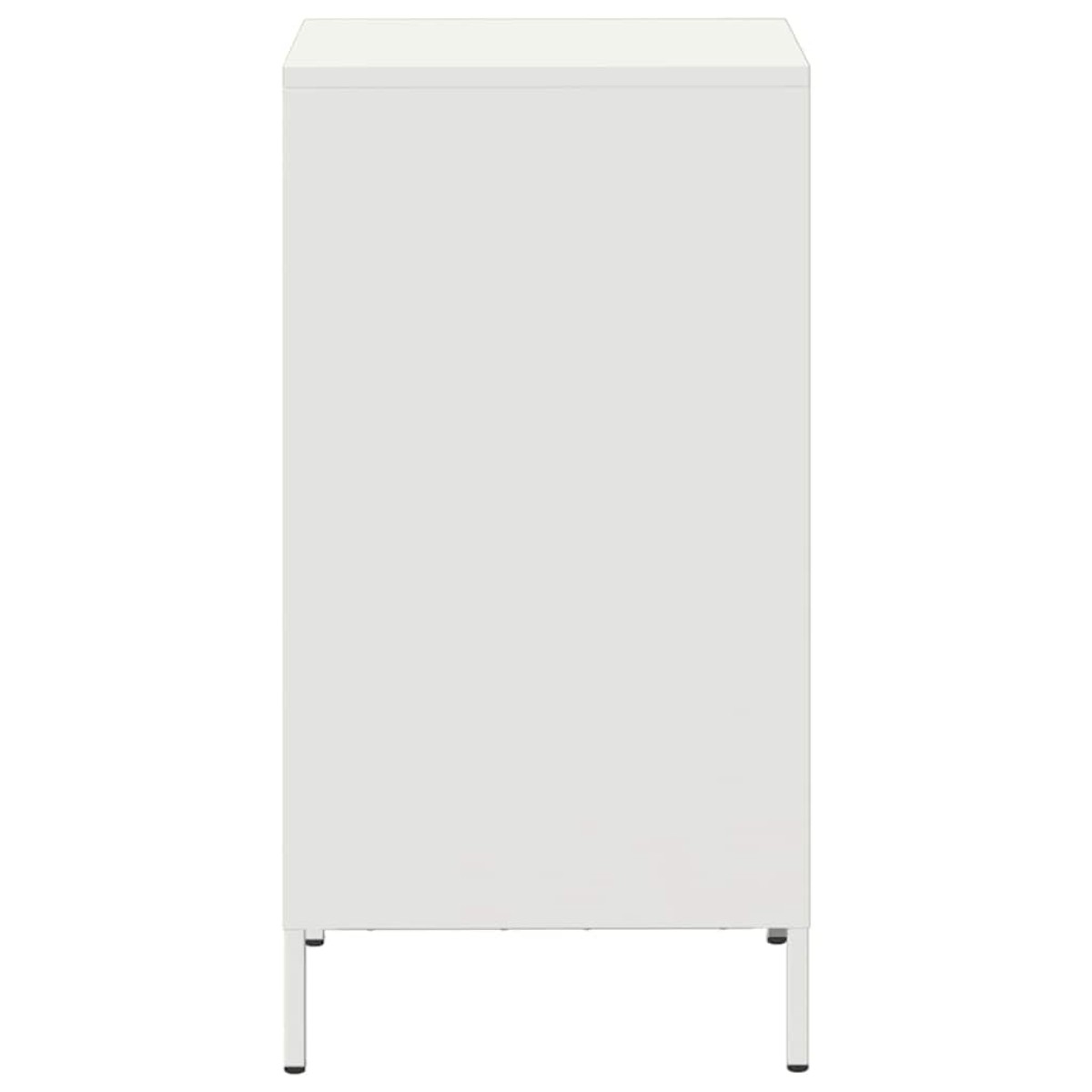 vidaXL Ντουλάπι Λευκό 35x39x73,5 εκ. από Χάλυβα Ψυχρής Έλασης
