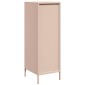 vidaXL Ντουλάπι Ροζ 39x35x103,5 εκ. από Ατσάλι