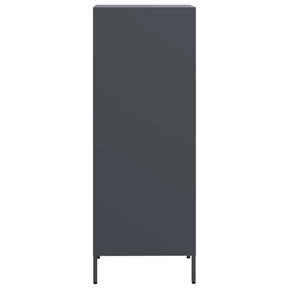 vidaXL Ντουλάπι Ανθρακί 39x35x103,5 εκ. από Ατσάλι