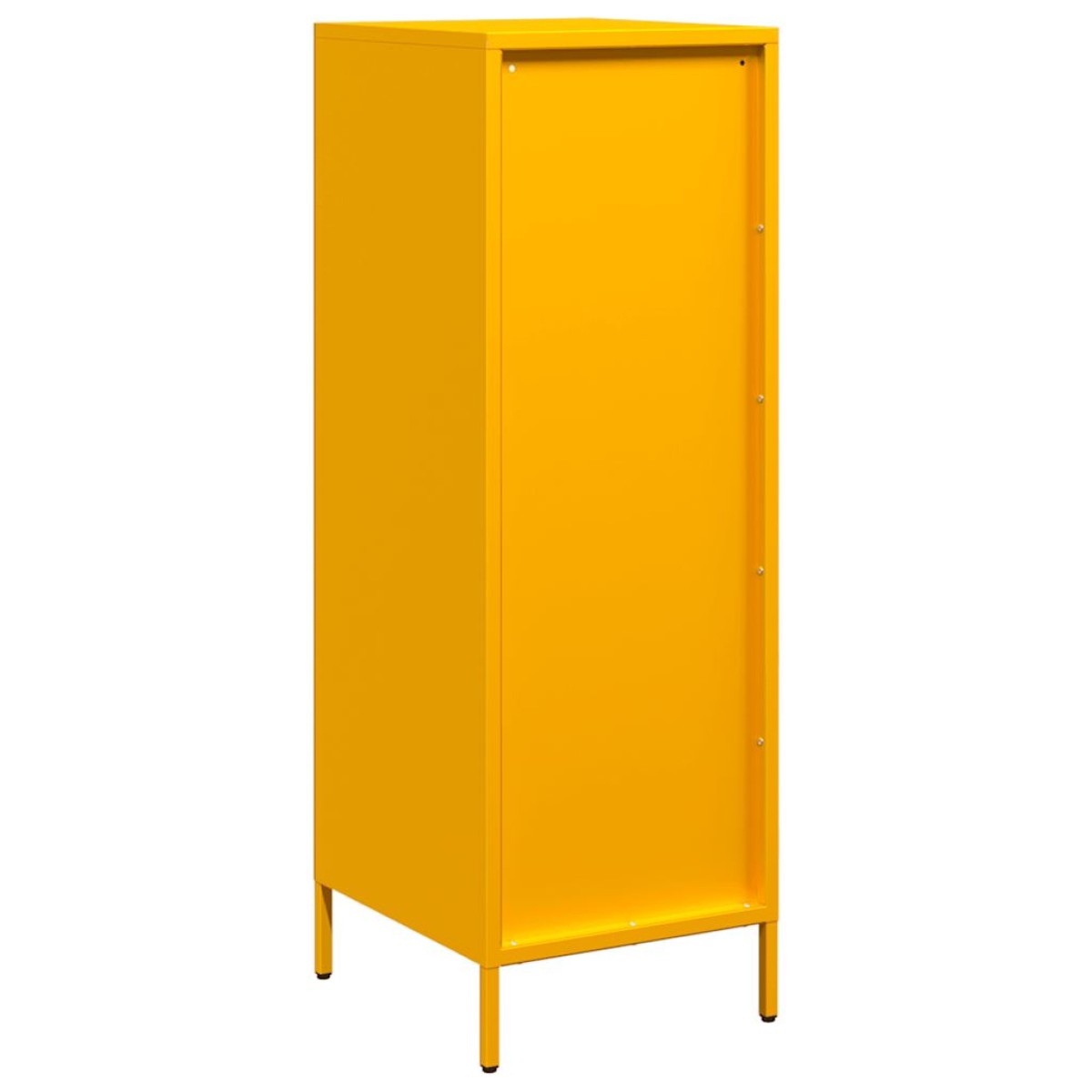 vidaXL Ντουλάπι Μουσταρδί 39x35x103,5 εκ. από Ατσάλι