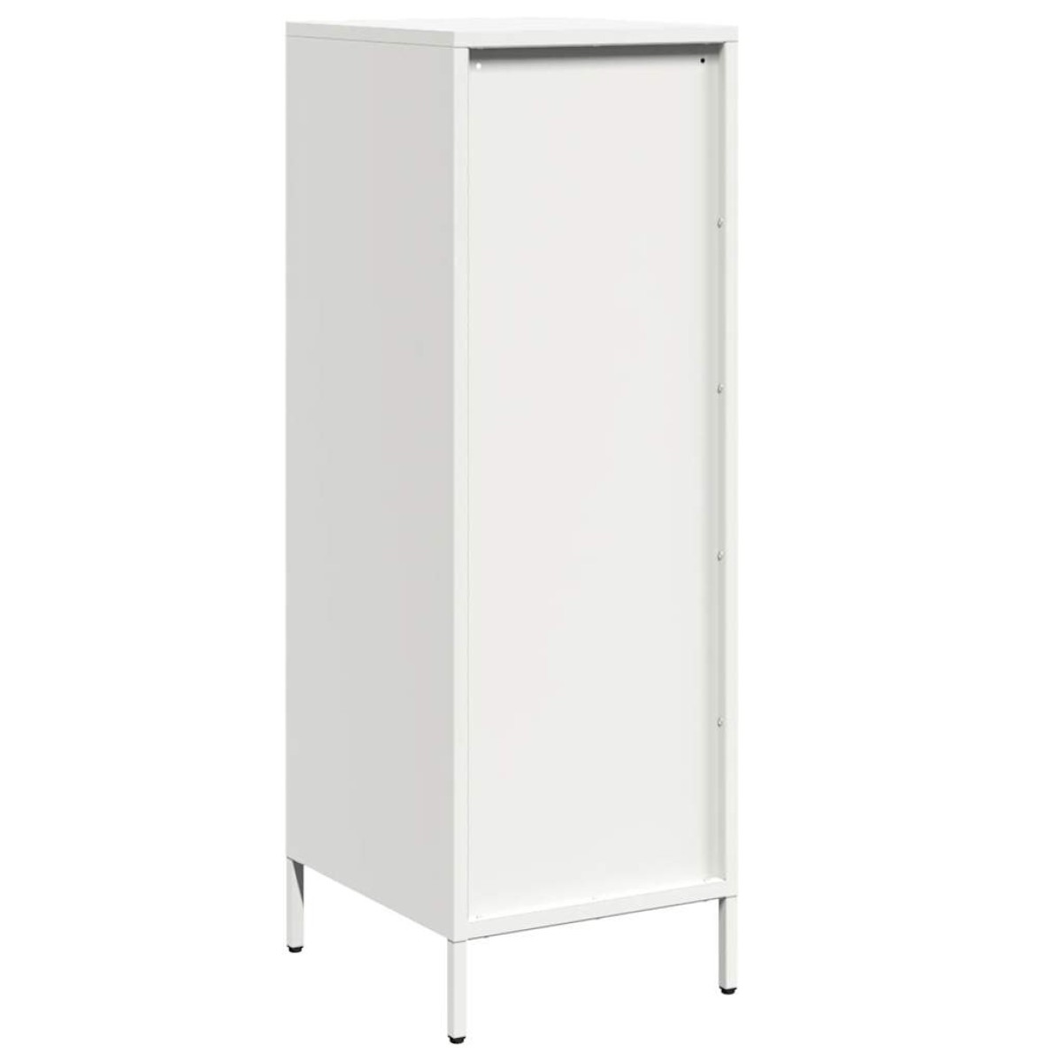 vidaXL Ντουλάπι Λευκό 39x35x103,5 εκ. από Ατσάλι