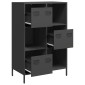 vidaXL Ντουλάπι Μαύρο 68x39x103,5 εκ. από Χάλυβα
