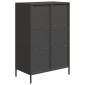vidaXL Ντουλάπι Μαύρο 68x39x103,5 εκ. από Χάλυβα
