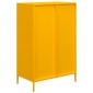 vidaXL Ντουλάπι Μουσταρδί 68x39x103,5 εκ. από Ατσάλι