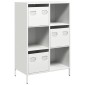 vidaXL Ντουλάπα Λευκό 68x39x103,5 εκ. από Χάλυβα