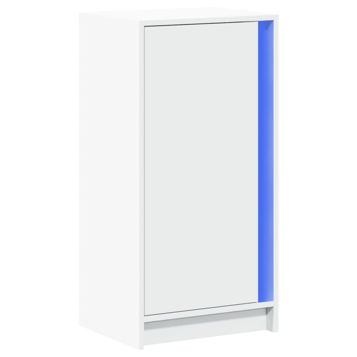 vidaXL Μπουφές με Φώτα LED Λευκός 42,5x34x85εκ. από Επεξεργασμένο Ξύλο