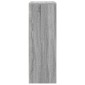 vidaXL Ντουλάπι με Φώτα LED Γκρι Sonoma 77x34x100εκ Επεξεργασμένο Ξύλο