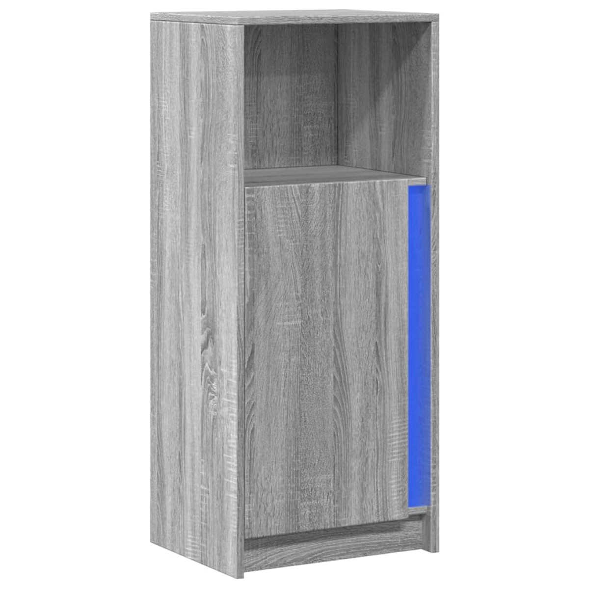 vidaXL Ντουλάπι με Φώτα LED Γκρι Sonoma 42,5x34x100 εκ Επεξ. Ξύλο