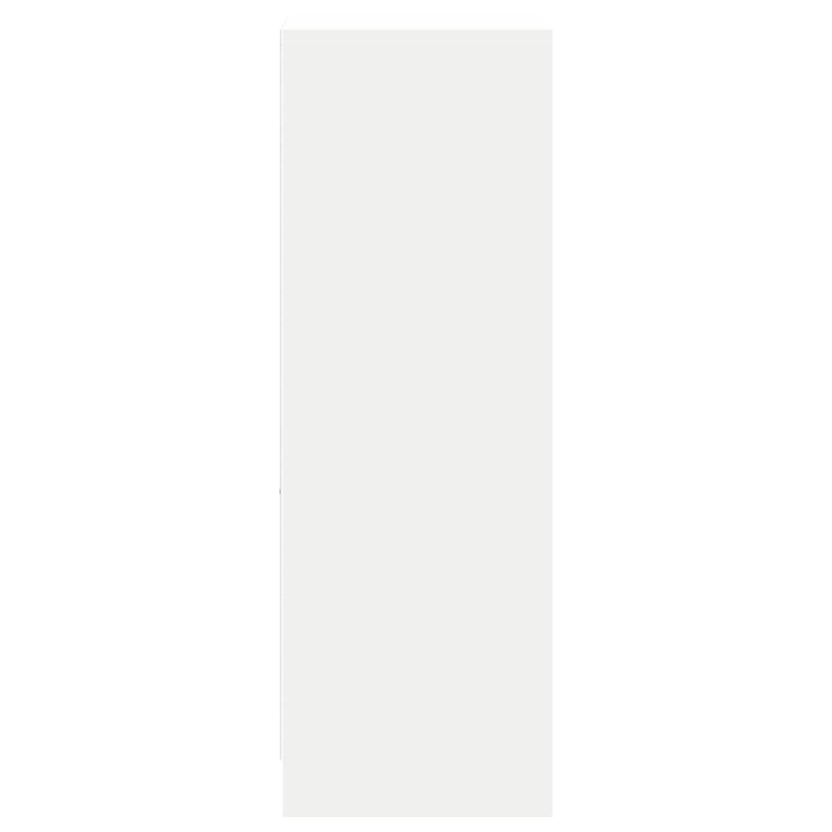vidaXL Μπουφές με Φώτα LED Λευκός 38x34x100 εκ. από Επεξεργασμένο Ξύλο