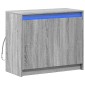 vidaXL Ντουλάπι με Φώτα LED Γκρι Sonoma 72x34x61 εκ Επεξεργασμένο Ξύλο