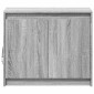 vidaXL Ντουλάπι με Φώτα LED Γκρι Sonoma 72x34x61 εκ Επεξεργασμένο Ξύλο