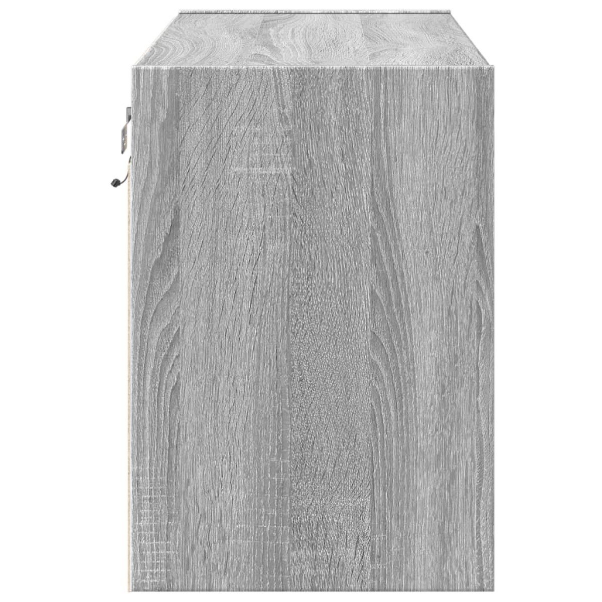 vidaXL Έπιπλο Τοίχου Τηλεόρασης με LED Γκρι Sonoma 80x31x45 εκ.