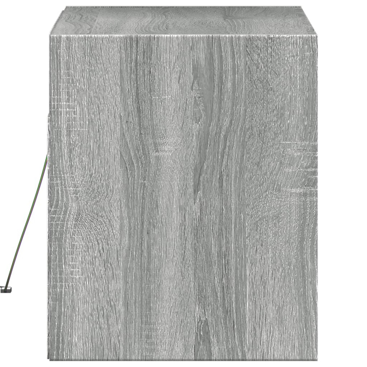 vidaXL Έπιπλο Τοίχου Τηλεόρασης με LED Γκρι Sonoma 80x31x38 εκ.