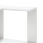 vidaXL Βιβλιοθήκη Γωνιακή 5 Επ. Λευκή 50x50x179εκ Επεξ. Ξύλο