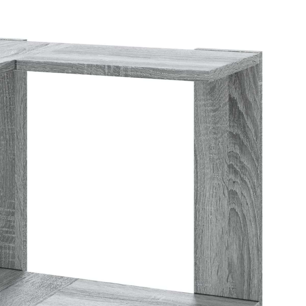 vidaXL Βιβλιοθήκη Γωνιακή 5 Επ. Γκρι Sonoma 50x50x179 εκ Επεξ. Ξύλο