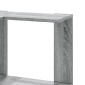 vidaXL Βιβλιοθήκη Γωνιακή 5 Επ. Γκρι Sonoma 50x50x179 εκ Επεξ. Ξύλο
