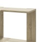 vidaXL Βιβλιοθήκη Γωνιακή 3 Επ. Sonoma Δρυς 50x50x102εκ Επεξ. Ξύλο