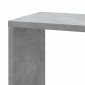 vidaXL Γωνιακή Ραφιέρα Τοίχου Γκρι Σκυρ. 45x45x147 εκ. Επεξ. Ξύλο