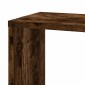 vidaXL Γωνιακή Ραφιέρα Τοίχου Καπνιστή Δρυς 45x45x147 εκ Επεξ. Ξύλο