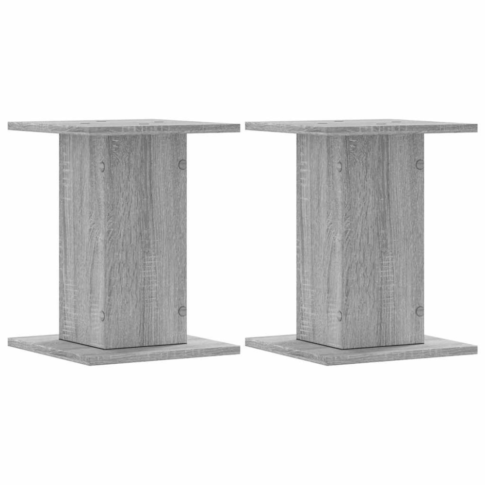 vidaXL Βάσεις Ηχείων 2 Τεμ. Γκρι Sonoma 30x30x40εκ. Επεξεργασμένο Ξύλο