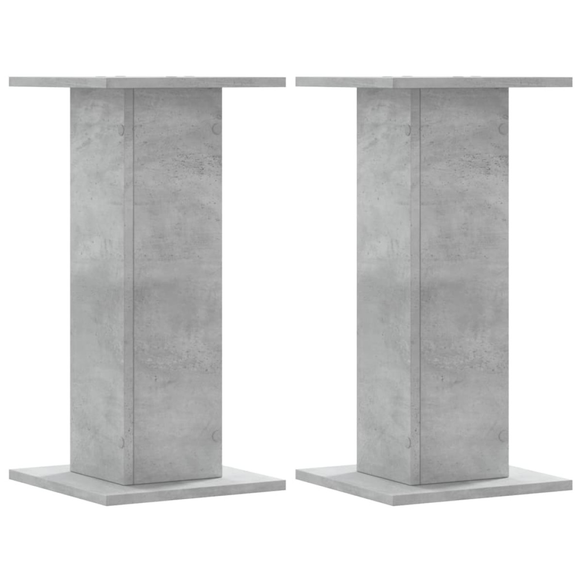 vidaXL Βάσεις Ηχείων 2 Τεμ. Γκρι Σκυρ. 30x30x60 εκ. Επεξ. Ξύλο