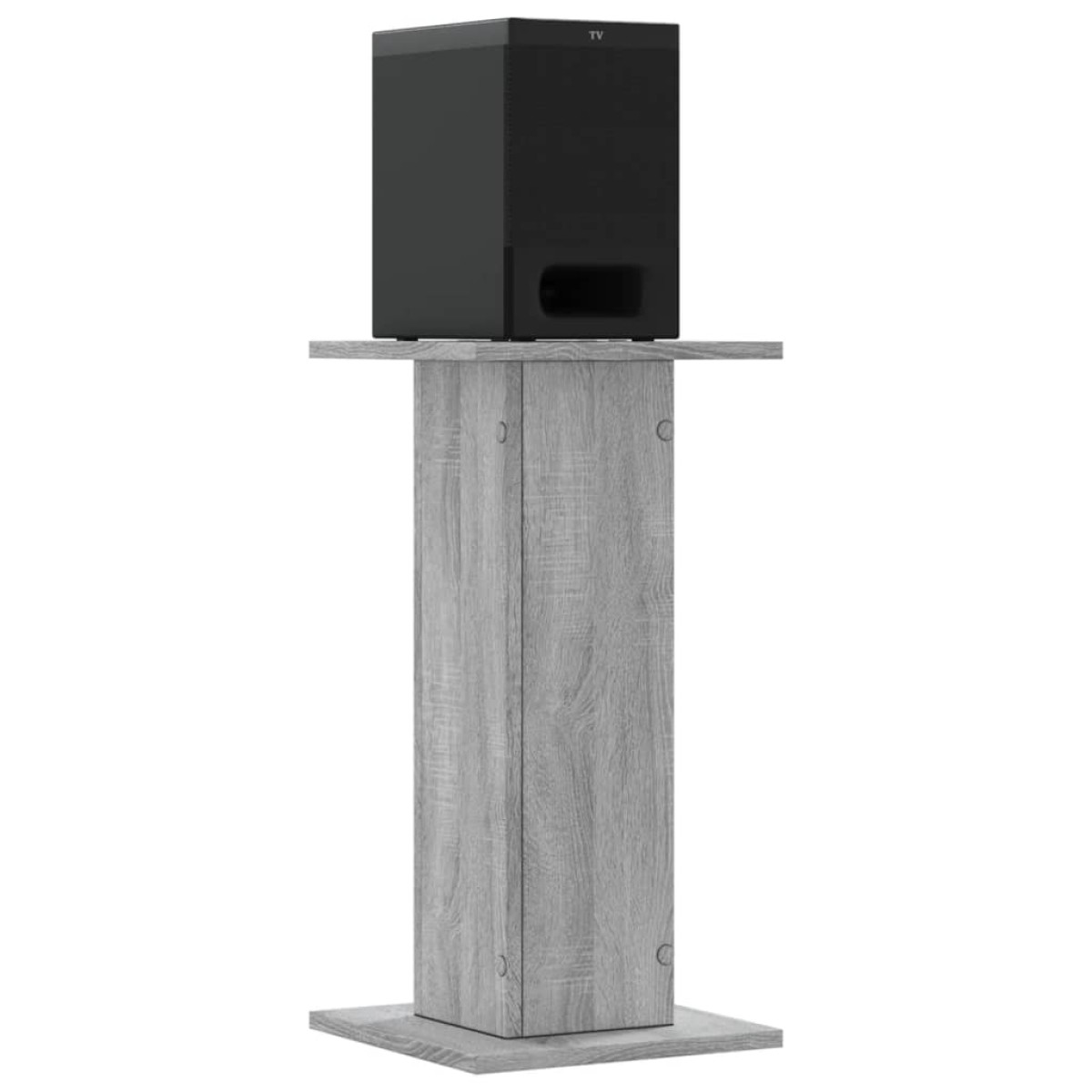 vidaXL Βάσεις Ηχείων 2 Τεμ. Γκρι Sonoma 30x30x60εκ. Επεξεργασμένο Ξύλο
