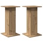 vidaXL Βάσεις Ηχείων 2 τεμ. Αρτισιανή Δρυς 30x30x60 εκ. Επεξ. Ξύλο