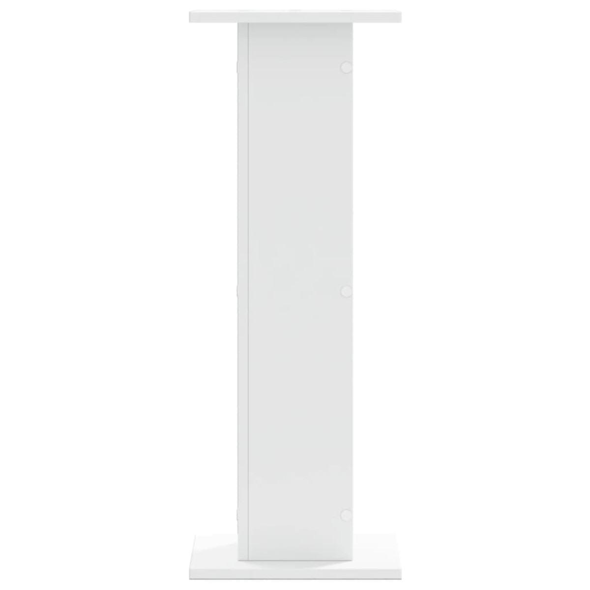 vidaXL Βάσεις Ηχείων 2 Τεμ. Λευκή 30x30x80 εκ. Επεξ. Ξύλο