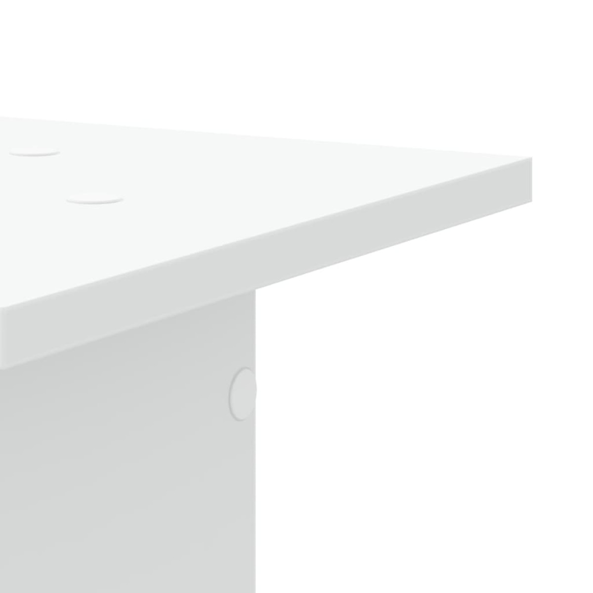 vidaXL Βάσεις Ηχείων 2 Τεμ. Λευκή 30x30x80 εκ. Επεξ. Ξύλο