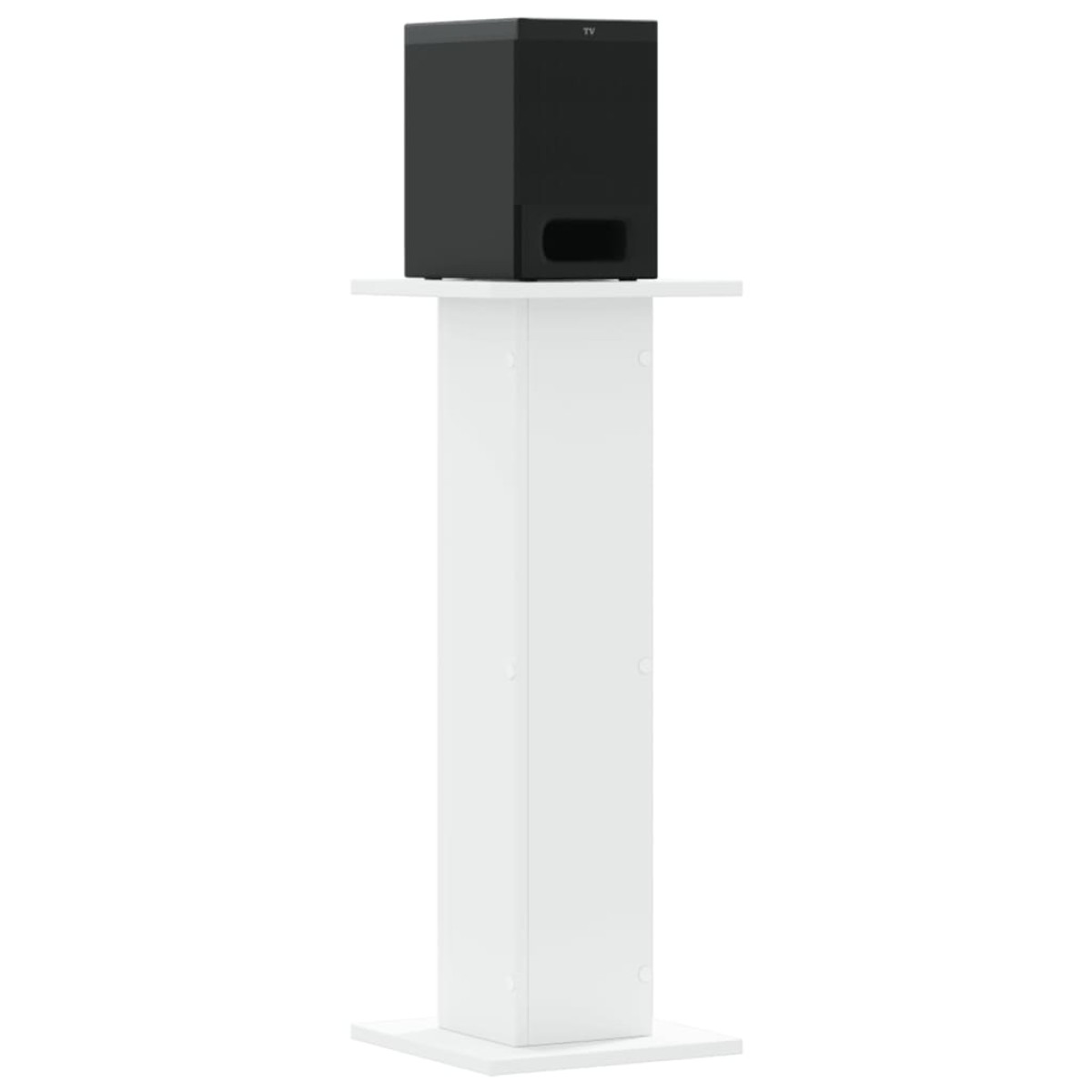 vidaXL Βάσεις Ηχείων 2 Τεμ. Λευκή 30x30x80 εκ. Επεξ. Ξύλο