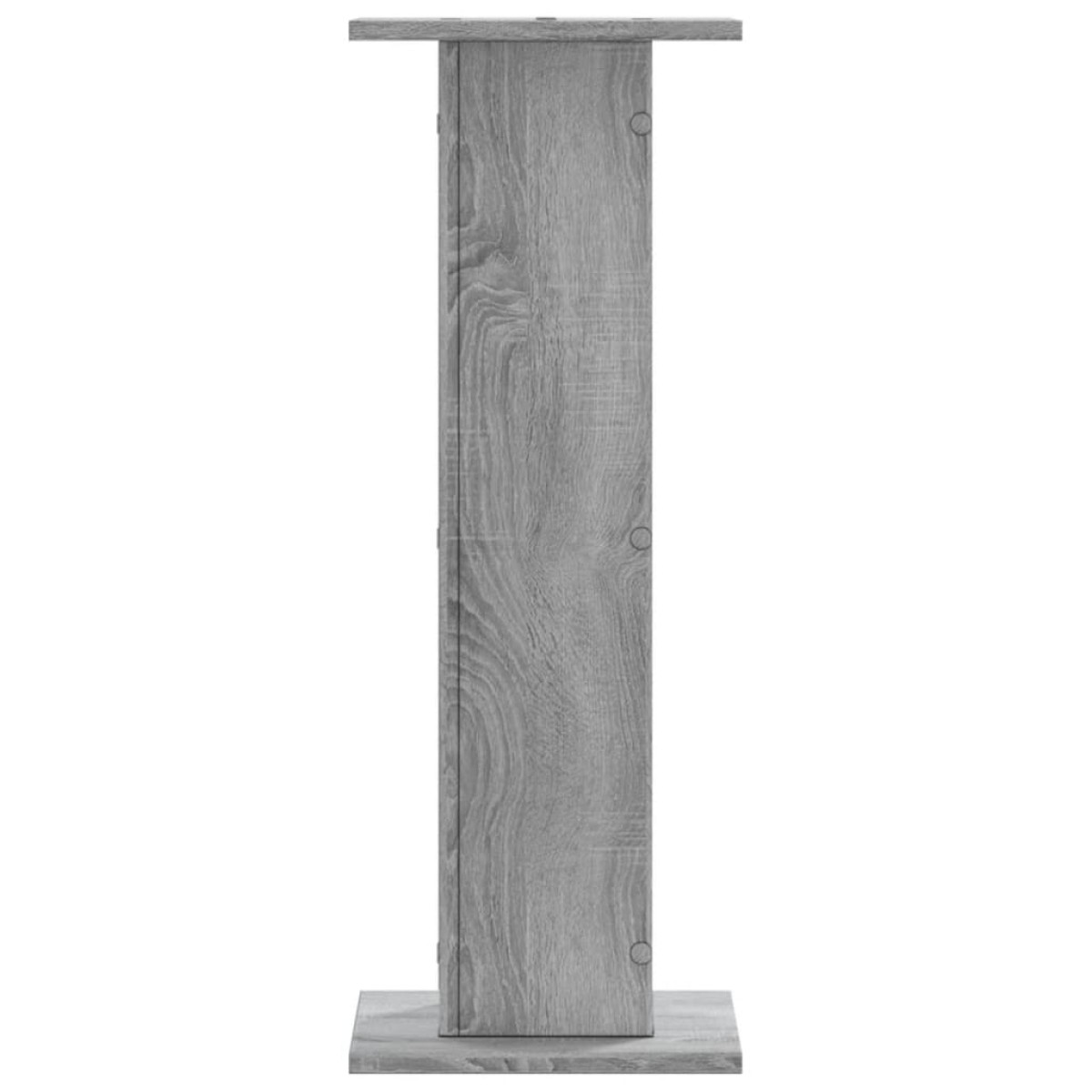vidaXL Βάσεις Ηχείων 2 Τεμ. Γκρι Sonoma 30x30x80εκ. Επεξεργασμένο Ξύλο