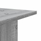 vidaXL Βάσεις Ηχείων 2 Τεμ. Γκρι Sonoma 30x30x80εκ. Επεξεργασμένο Ξύλο