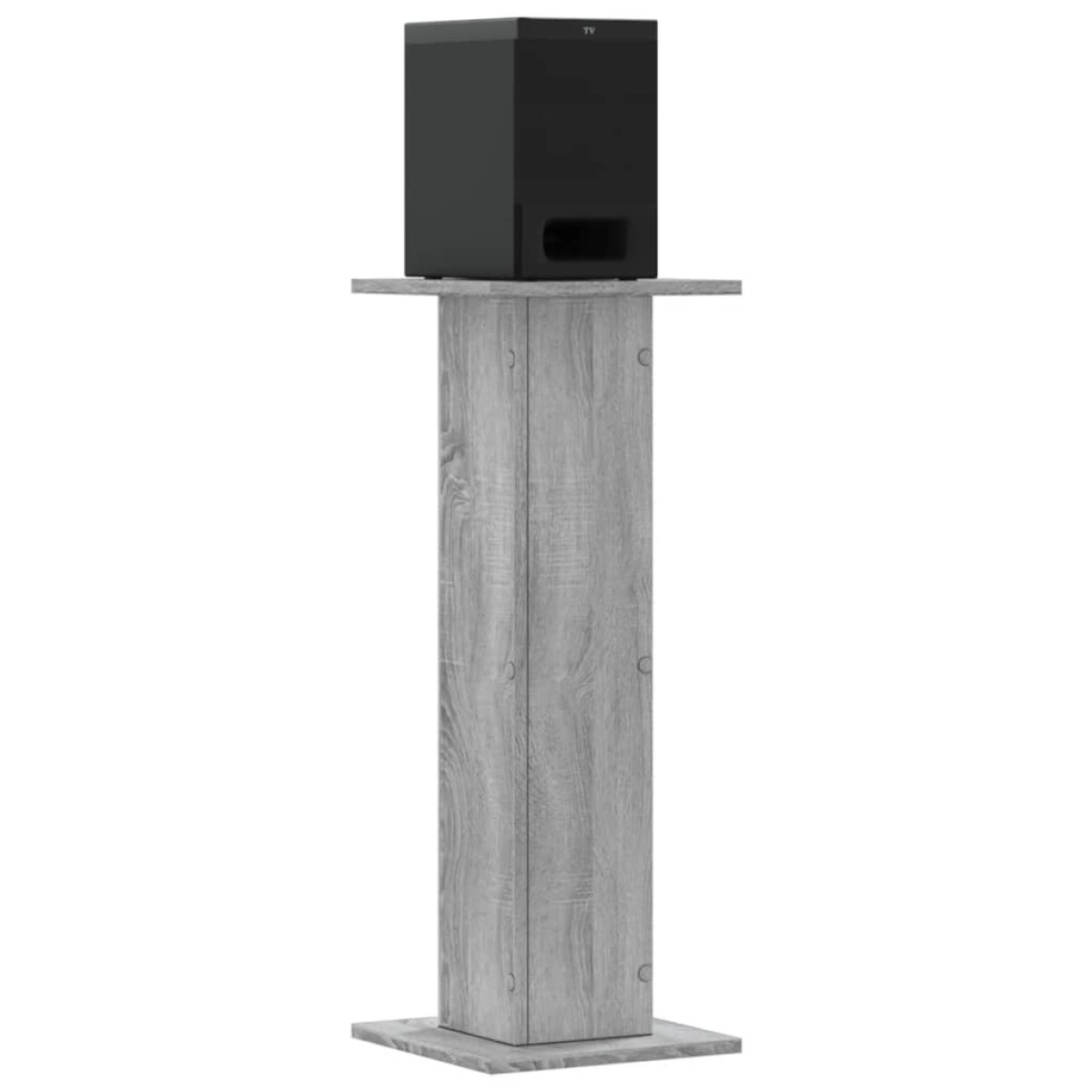 vidaXL Βάσεις Ηχείων 2 Τεμ. Γκρι Sonoma 30x30x80εκ. Επεξεργασμένο Ξύλο