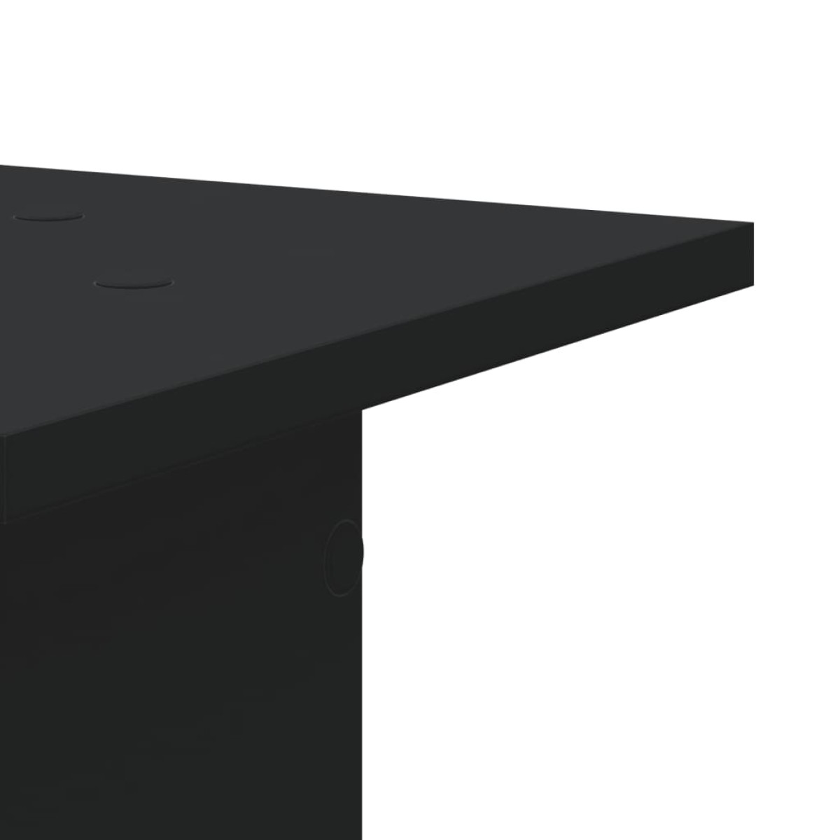 vidaXL Βάσεις Ηχείων 2 Τεμ. Μαύρες 30x30x95 εκ. Επεξ. ΞύλοΞύλο δρυός