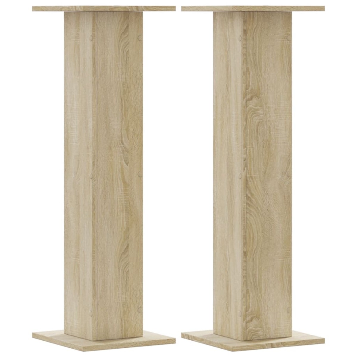 vidaXL Βάσεις Ηχείων 2 Τεμ. Sonoma Δρυς 30x30x95εκ. Επεξεργασμένο Ξύλο