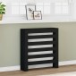 vidaXL Κάλυμμα Καλοριφέρ Μαύρο 78x20x82 εκ. από Επεξεργασμένο Ξύλο