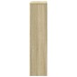 vidaXL Κάλυμμα Καλοριφέρ Sonoma Δρυς 78x20x82 εκ. Επεξεργασμένο Ξύλο