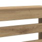 vidaXL Κάλυμμα Καλοριφέρ Αρτισιανή Δρυς 78x20x82 εκ Επεξεργασμένο Ξύλο