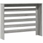 vidaXL Κάλυμμα Καλοριφέρ Γκρι Sonoma 104x20x82εκ Επεξεργασμένο Ξύλο
