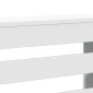 vidaXL Κάλυμμα Καλοριφέρ Λευκό 149x20x82 εκ. από Επεξεργασμένο Ξύλο