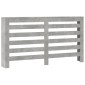 vidaXL Κάλυμμα Καλοριφέρ Γκρι Σκυροδέματος 149x20x82 εκ. Επεξ. Ξύλο