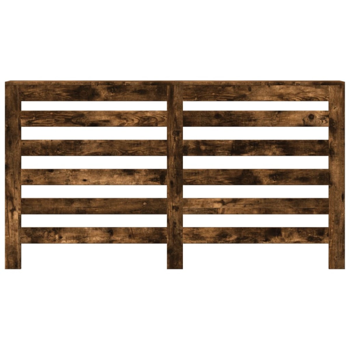 vidaXL Κάλυμμα Καλοριφέρ Καπνιστή Δρυς 149x20x82εκ. Επεξεργασμένο Ξύλο
